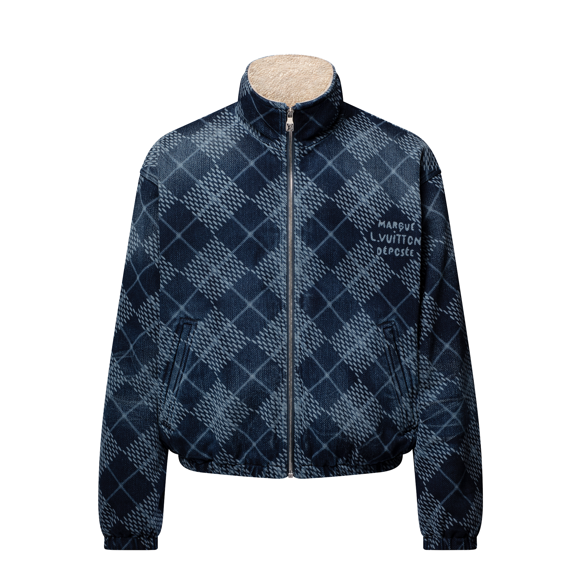 Blue lv deals jacket